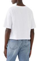 Cropped Cotton T-Shirt